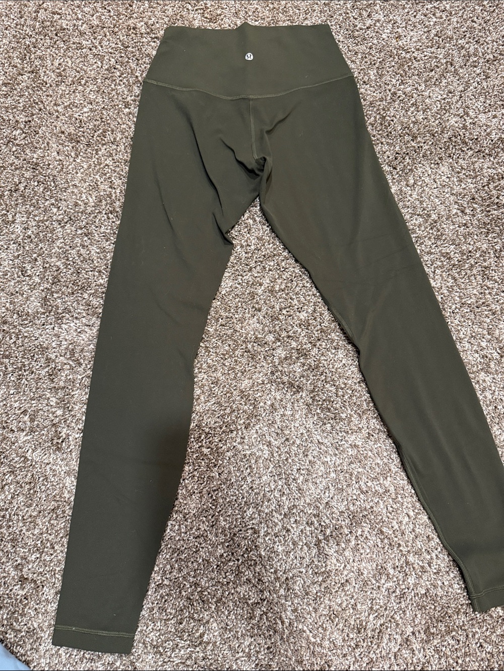 lululemon athletica Olive Green High-Rise Leggings
